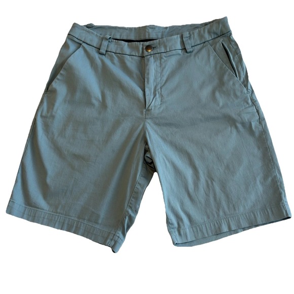 Lululemon Shorts‎ Mens 30 Sea Steel ABC Classic Fit Golf Performance Warpstreme - Picture 1 of 8